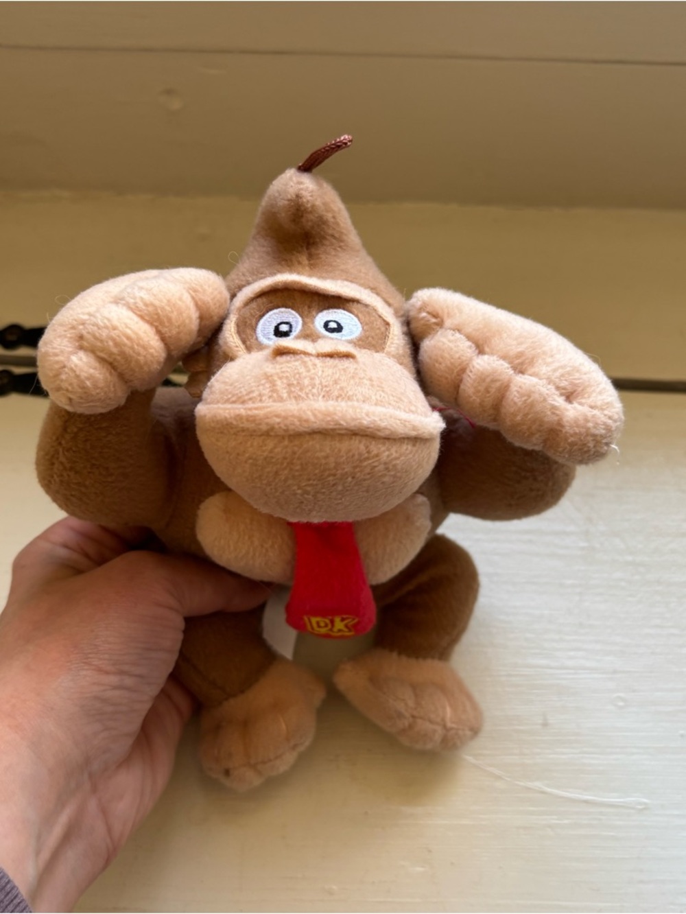 Donkey Kong Small Plush Toy with Red Tie